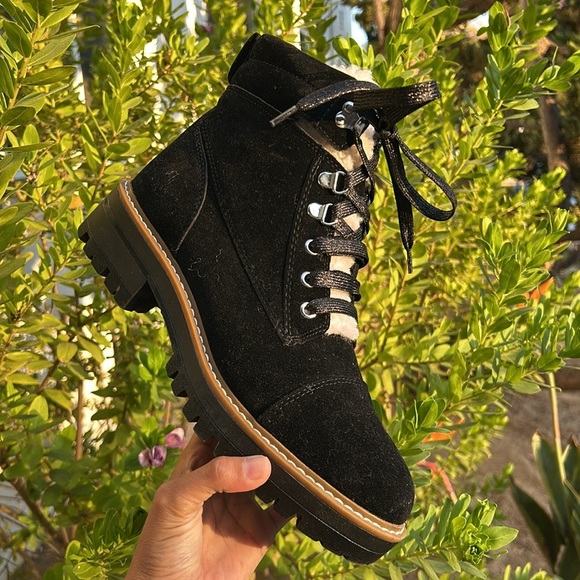 Size 9 | Time & Tru | Black Winter Ankle Boots – Memory Foam Heel 1.7″ - Picture 1 of 7